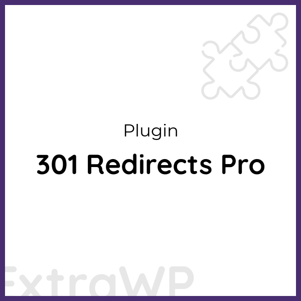 301 Redirects Pro