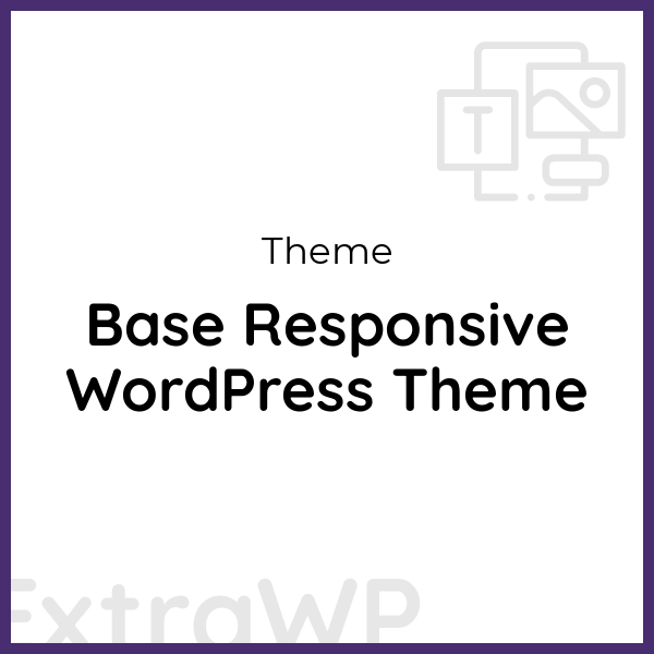 Base Responsive WordPress Theme