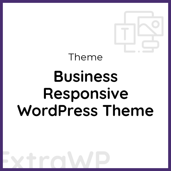 Business Responsive WordPress Theme