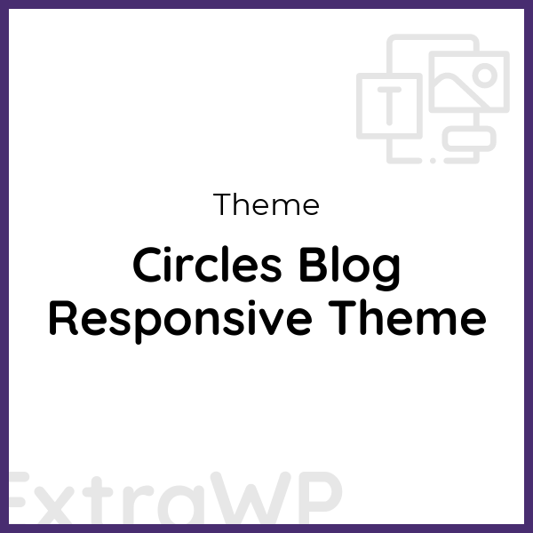 Circles Blog Responsive Theme