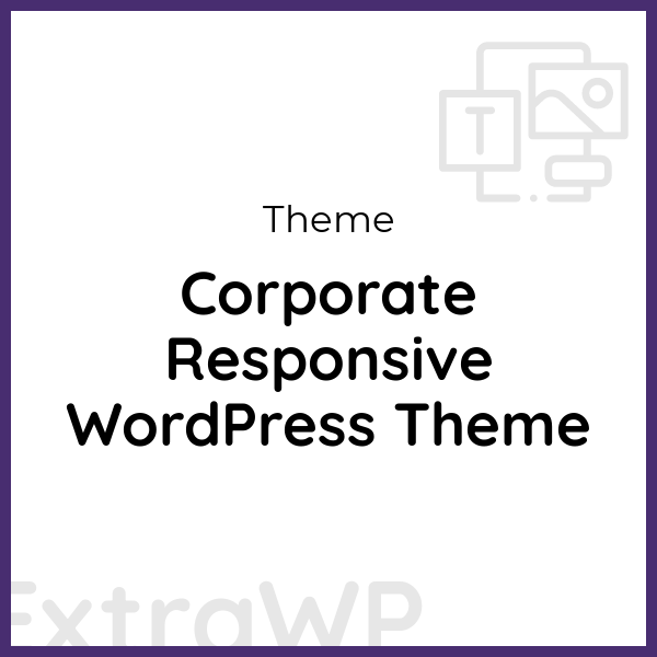 Corporate Responsive WordPress Theme