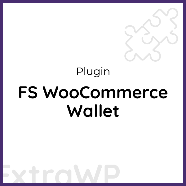 FS WooCommerce Wallet