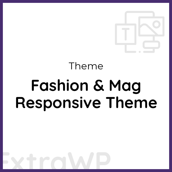 Fashion & Mag Responsive Theme