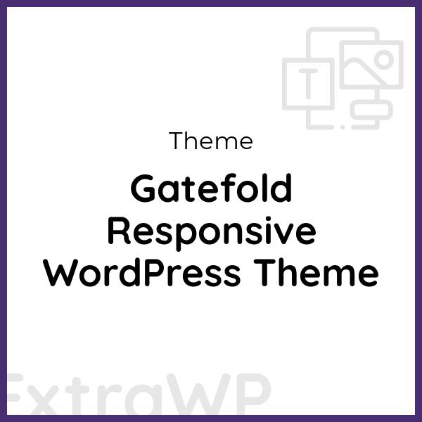 Gatefold Responsive WordPress Theme