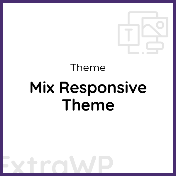 Mix Responsive Theme