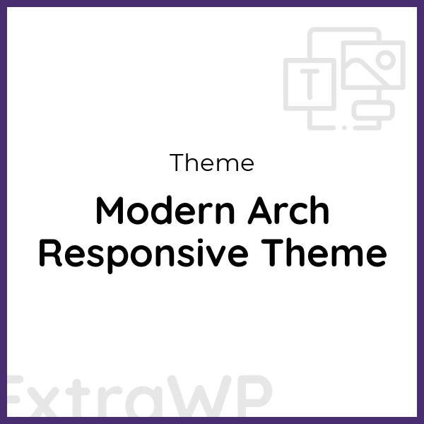 Modern Arch Responsive Theme