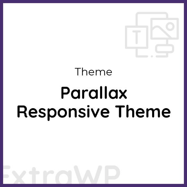 Parallax Responsive Theme