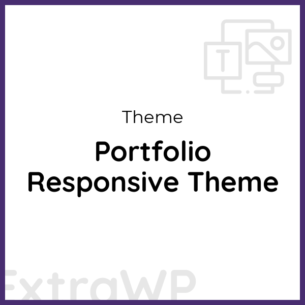 Portfolio Responsive Theme