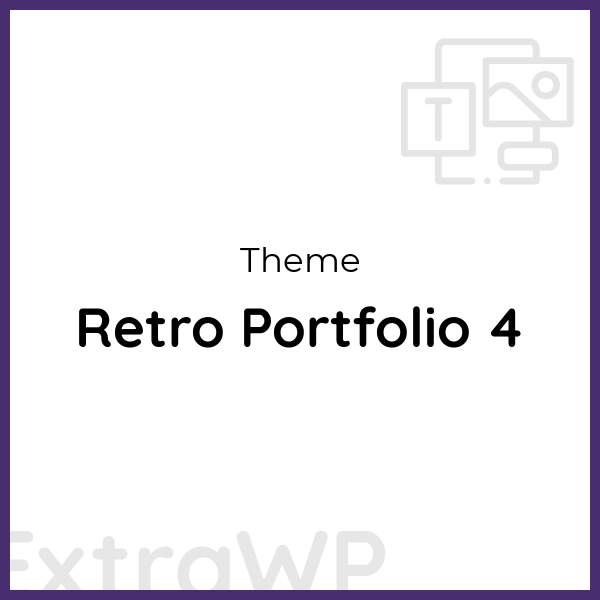 Retro Portfolio 4