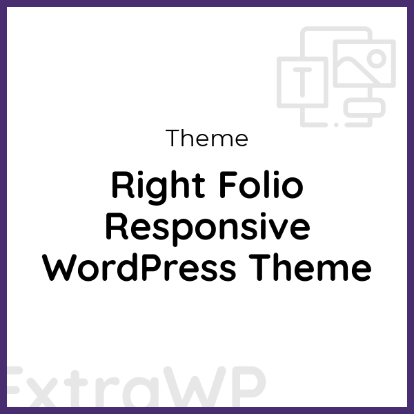 Right Folio Responsive WordPress Theme