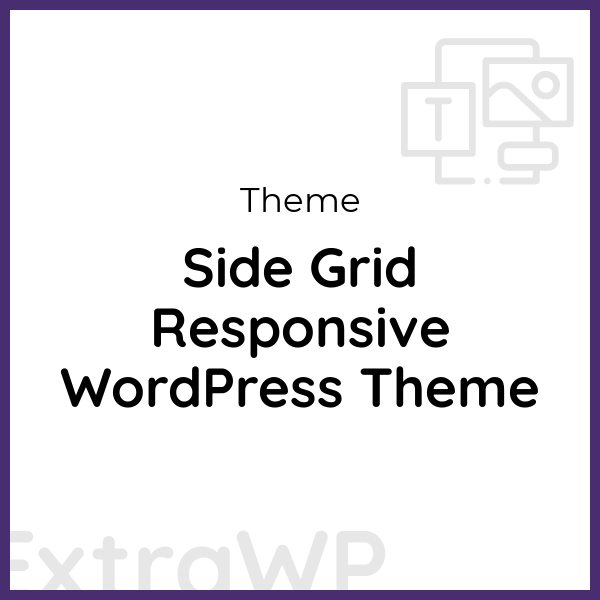 Side Grid Responsive WordPress Theme