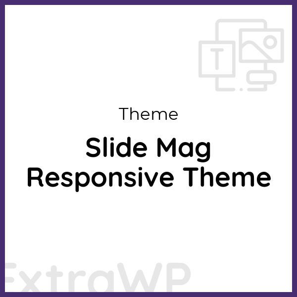 Slide Mag Responsive Theme