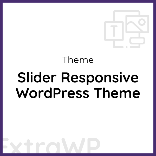 Slider Responsive WordPress Theme