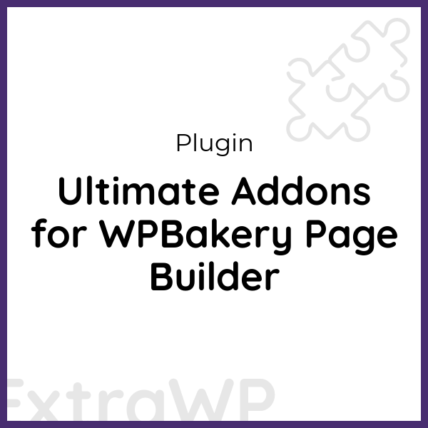 Ultimate Addons for WPBakery Page Builder