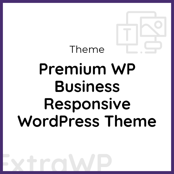 Premium WP Business Responsive WordPress Theme