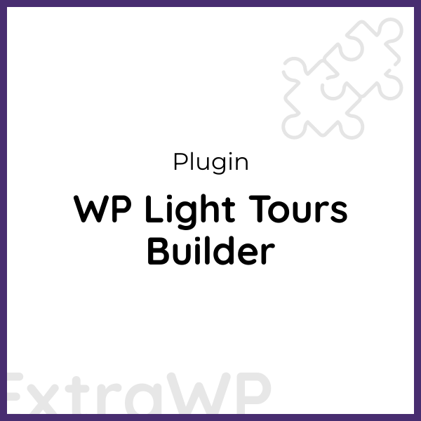 WP Light Tours Builder