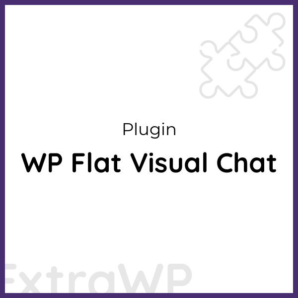 WP Flat Visual Chat