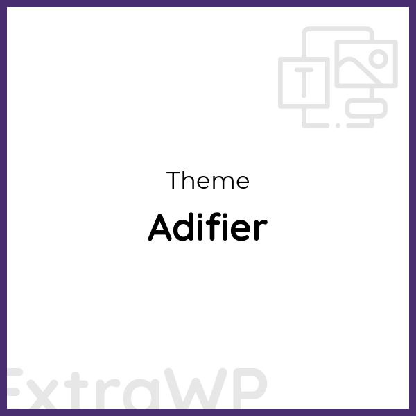 Adifier