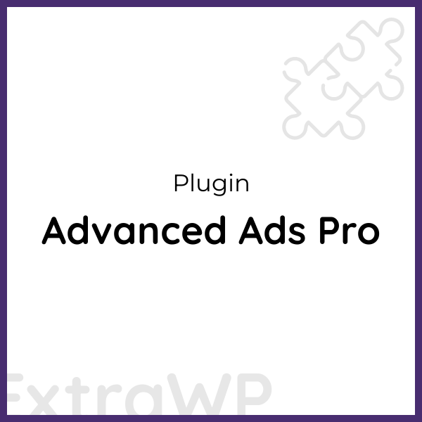 Advanced Ads Pro