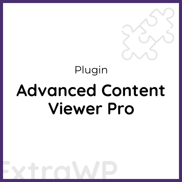 Advanced Content Viewer Pro