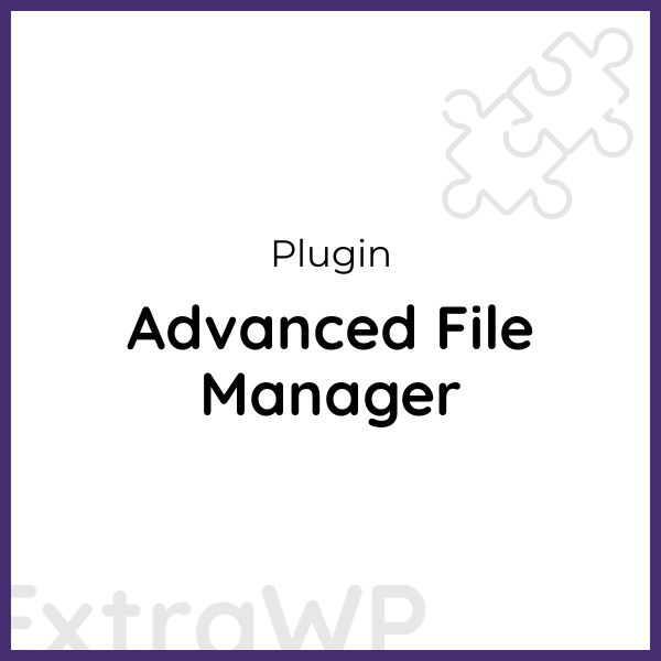 Advanced File Manager