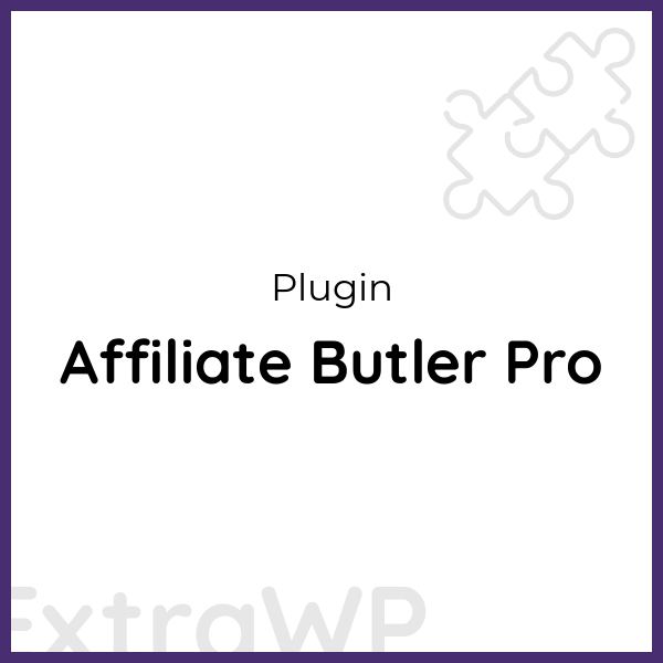 Affiliate Butler Pro