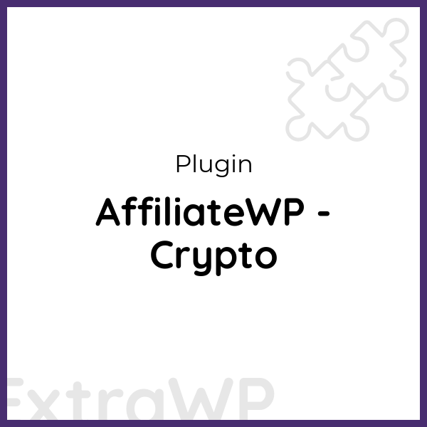 AffiliateWP - Crypto