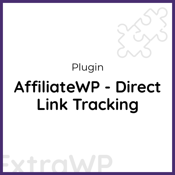 AffiliateWP - Direct Link Tracking