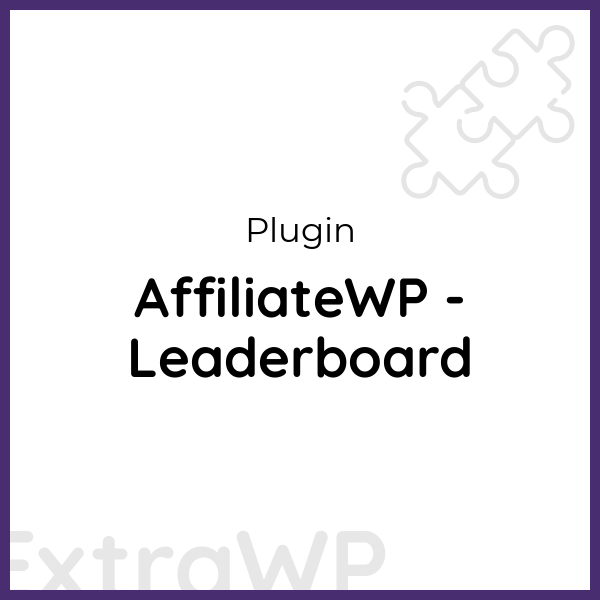 AffiliateWP - Leaderboard