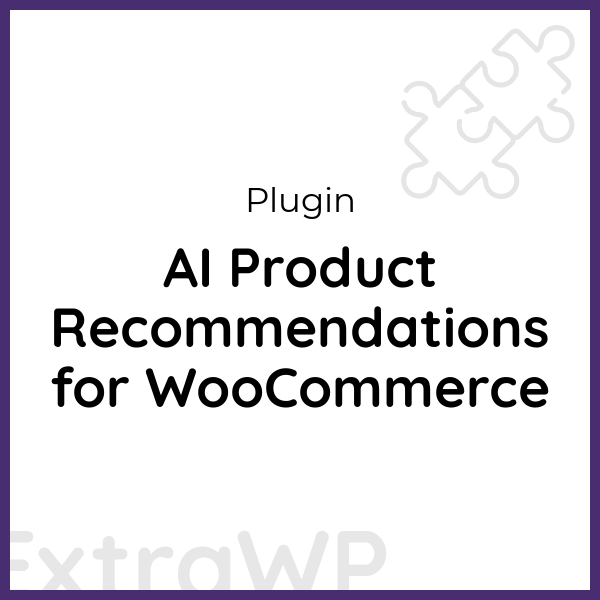 AI Product Recommendations for WooCommerce