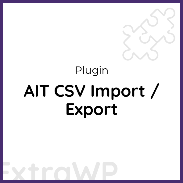 AIT CSV Import / Export