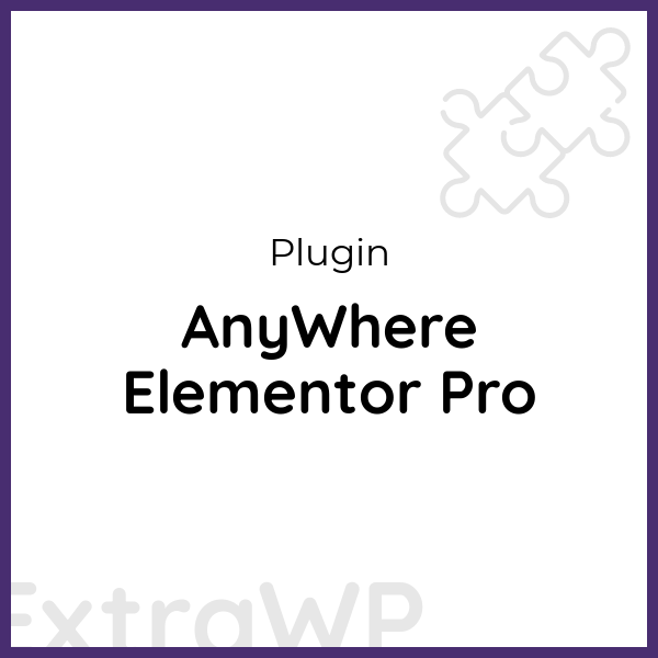 AnyWhere Elementor Pro