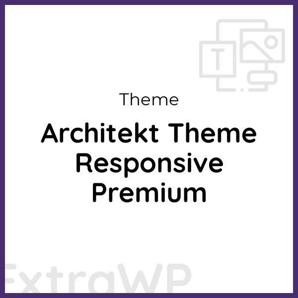 Architekt Theme Responsive Premium