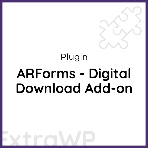 ARForms - Digital Download Add-on