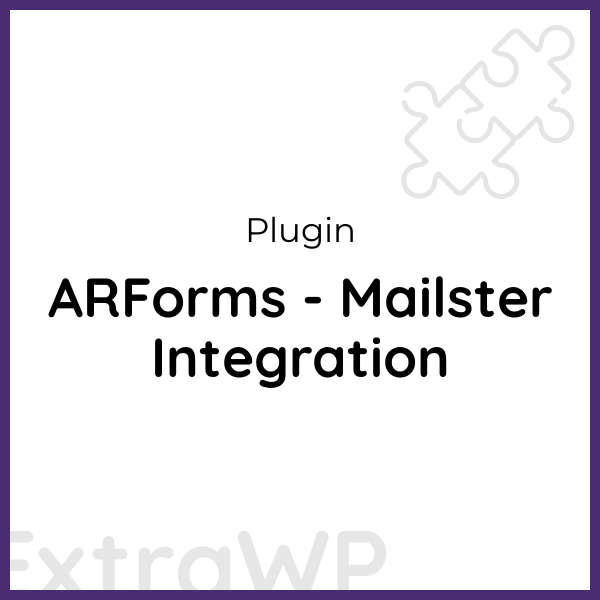 ARForms - Mailster Integration