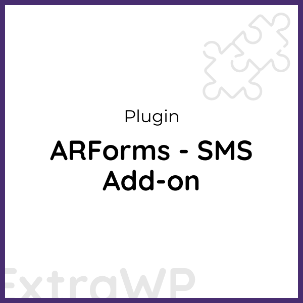 ARForms - SMS Add-on