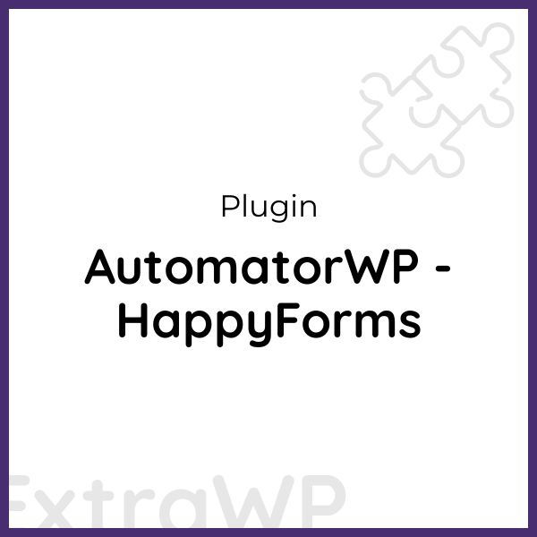 AutomatorWP - HappyForms