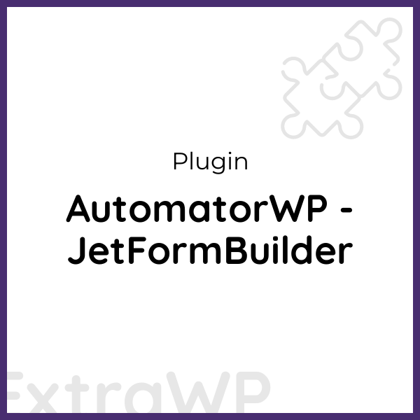 AutomatorWP - JetFormBuilder