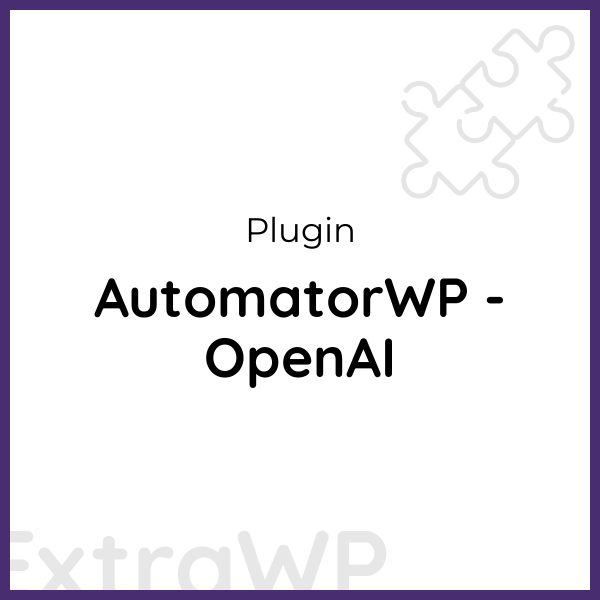 AutomatorWP - OpenAI