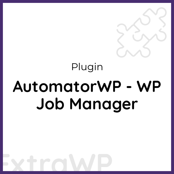 AutomatorWP - WP Job Manager