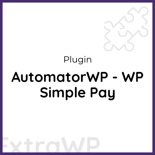 AutomatorWP - WP Simple Pay