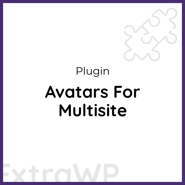 Avatars For Multisite