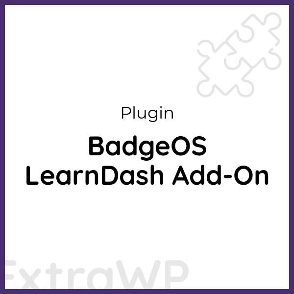 BadgeOS LearnDash Add-On