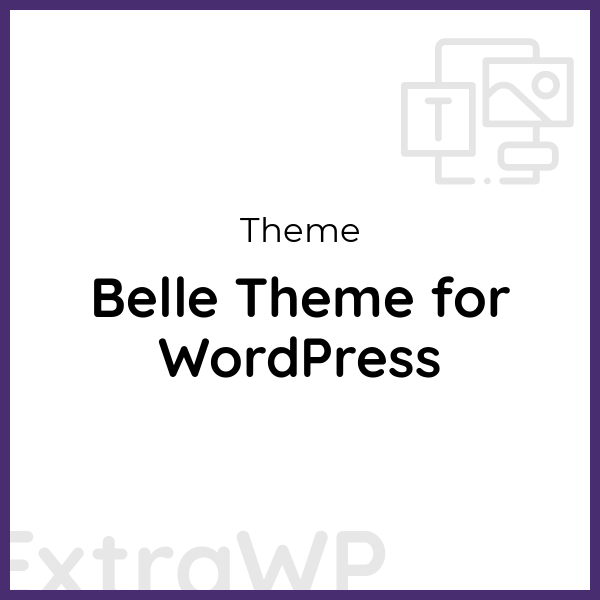 Belle Theme for WordPress