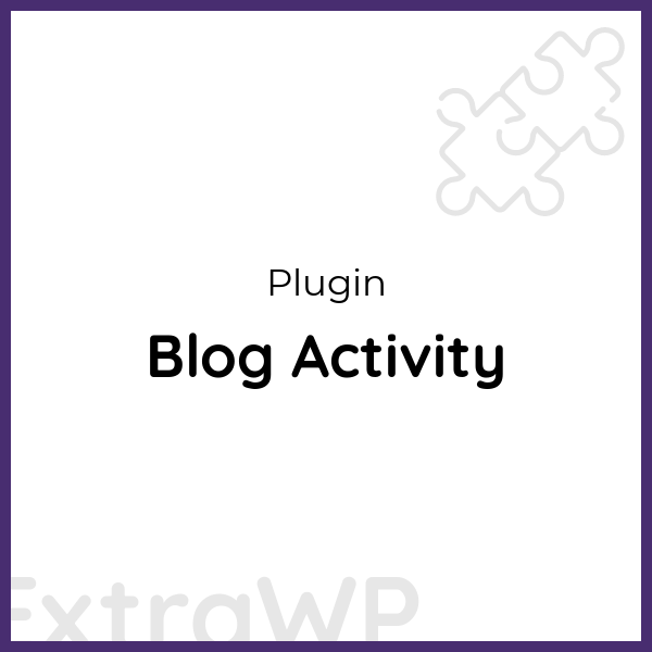 Blog Activity