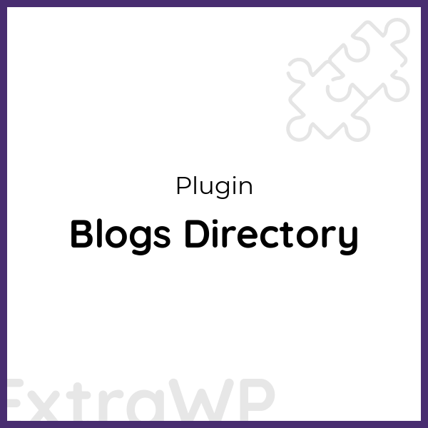 Blogs Directory