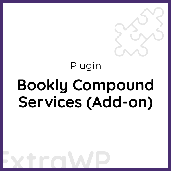 Bookly Compound Services (Add-on)