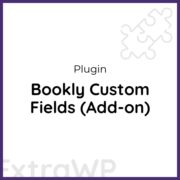 Bookly Custom Fields (Add-on)