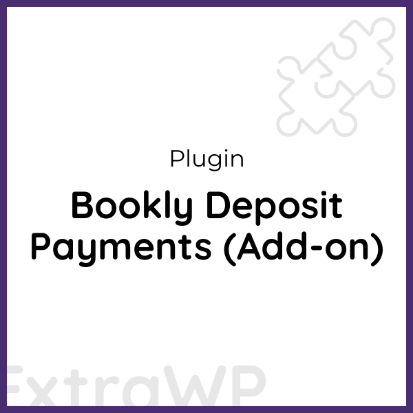 Bookly Deposit Payments (Add-on)