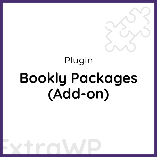 Bookly Packages (Add-on)